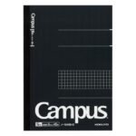 Kokuyo Campus Notebook 5mm Grid A5 40 Sheet Black