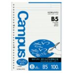 KOKUYO CAMPUS LOOSE LEAF PAPER SARASARA B5 6MM RULE 26 HOLES