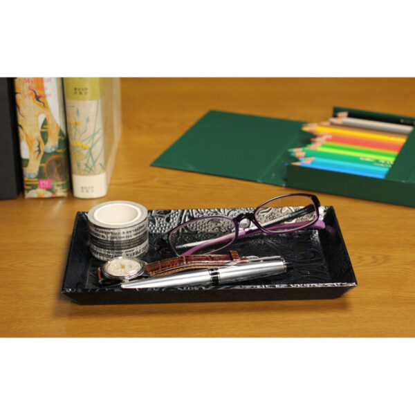 Taniguchi Shoyudo Co. Lacquer Paper Tray Brown - Image 4