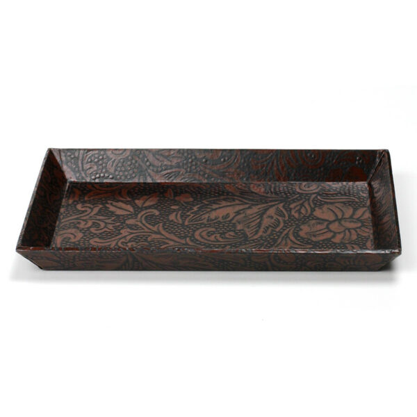 Taniguchi Shoyudo Co. Lacquer Paper Tray Brown - Image 2