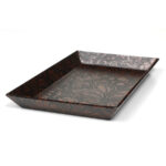 Taniguchi Shoyudo Co. Lacquer Paper Tray Brown