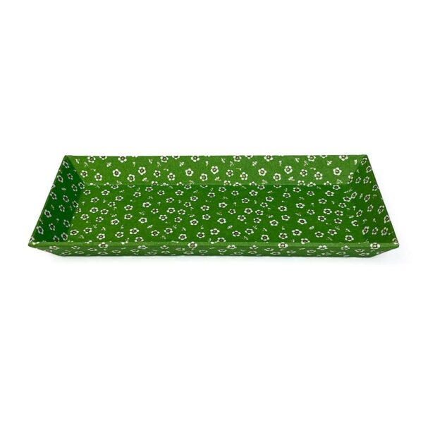 Taniguchi Shoyudo Co. Yuzen Washi Paper Pen Tray Koka Komon - Image 3