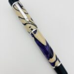 Bexley Classic Purple and Cream - Medium Steel Nib